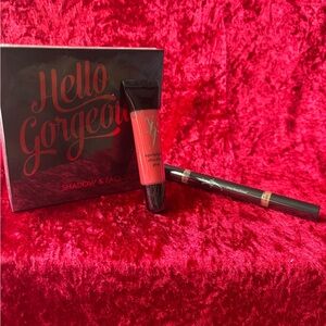 #B110 NWT Your Best Friend Trio: Face/Eye Pallet, Lip Gloss, & Brow Highlighter